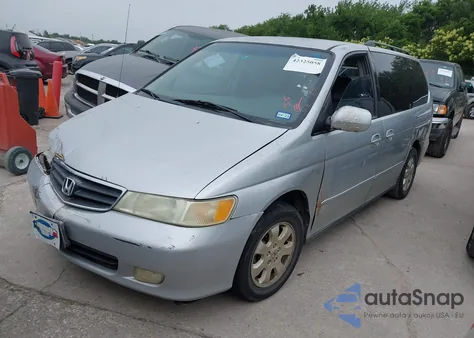 2003 Honda Odyssey Ex-L из США, поврежденный, VIN 5FNRL18993B100658